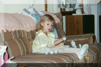 Jessica at Granddaddy's for Easter2002