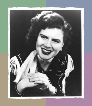 This treasured photo a gift from my membership in the Patsy Cline Fan Club, Winchester, Virginia