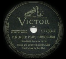 Remember Pearl Harbor 78rpm record