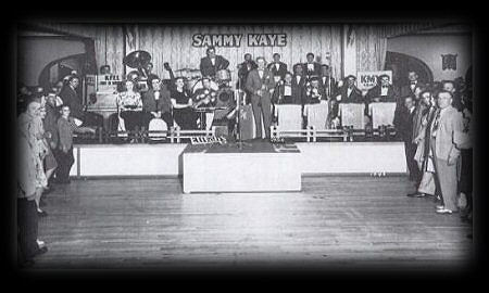 Sammy Kaye Orchestra and dance floor